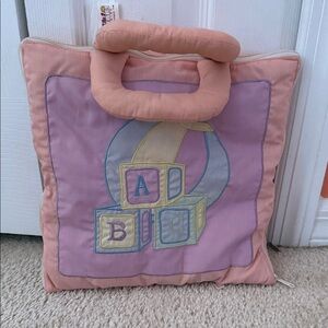 Pink and Purple ABC Blocks Tote Bag
